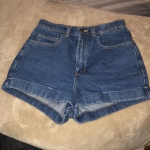American Apparel high waisted shorts